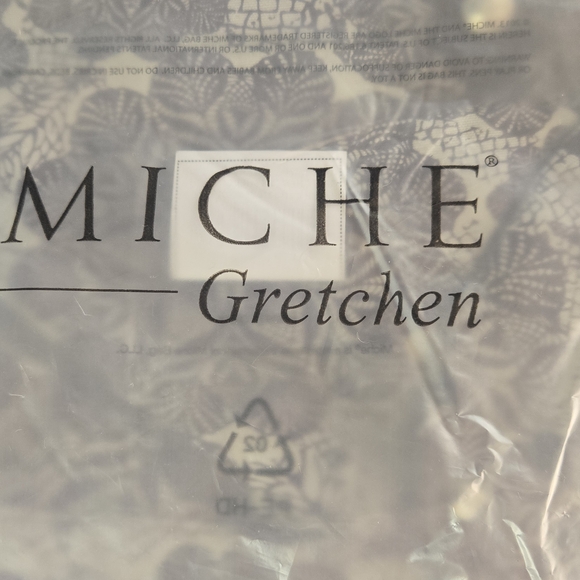 Miche Gretchen Classic Canvas Shell Only Purple Flowers Original Packaging - Picture 6 of 7